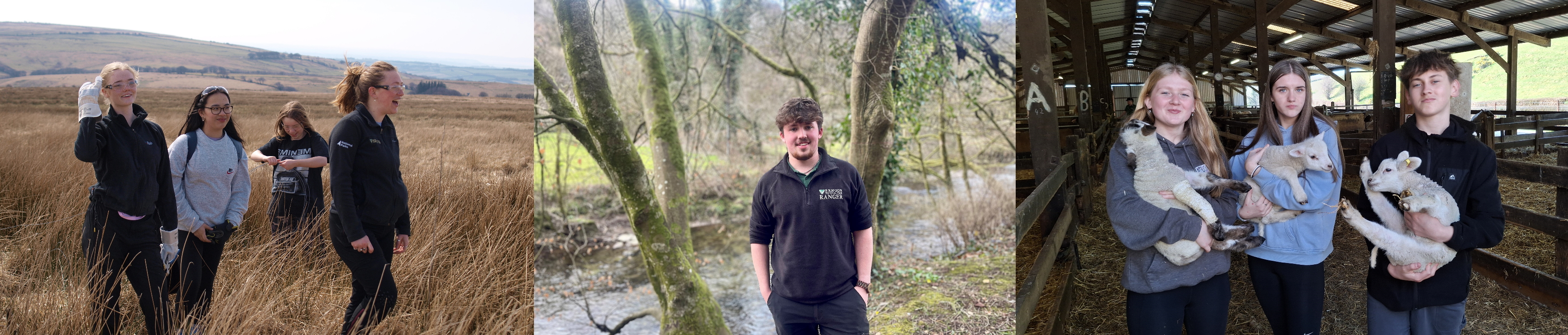 Young people on Exmoor