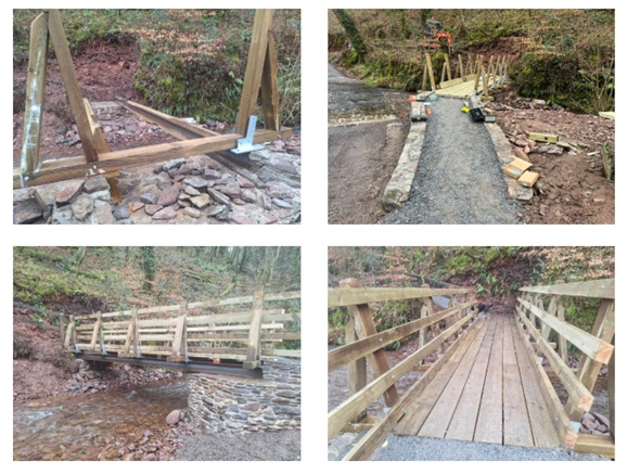 Cloutsham bridge montage