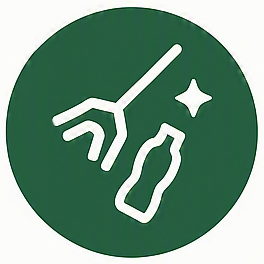 Litter pick icon