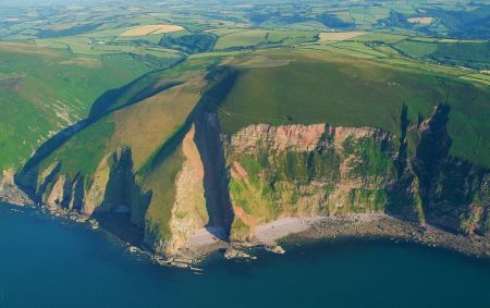 Great Hangman cliffs Exmoor - Neville Stanikk