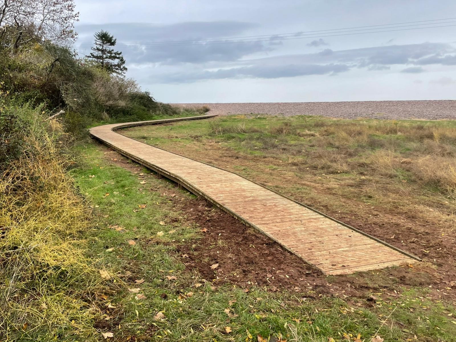 finished porlock boardwalk