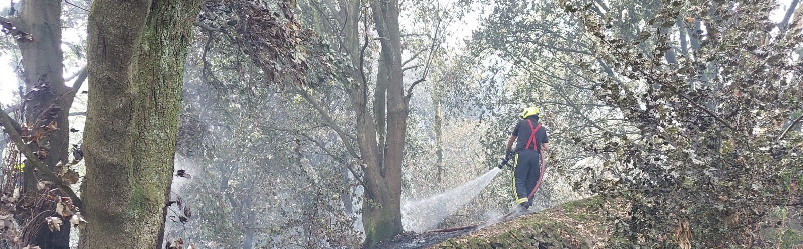 Fire on Exmoor