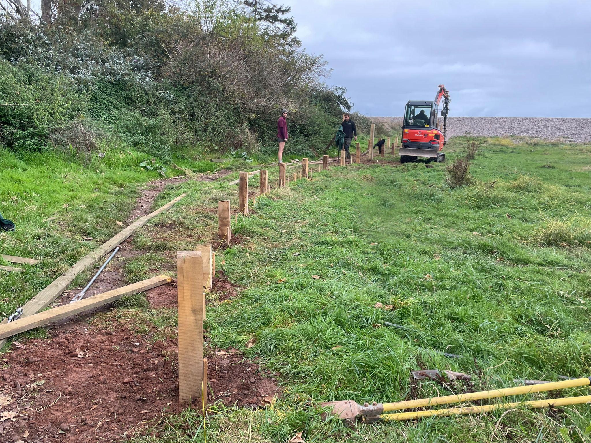 board walk in progress